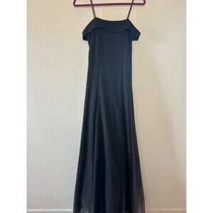 Vintage Night Way Collections Prom Formal Black Gown